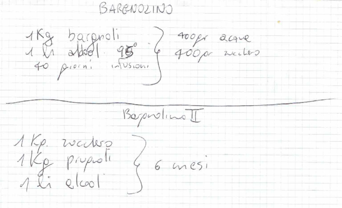 Pagina 1 del manoscritto/testo originale