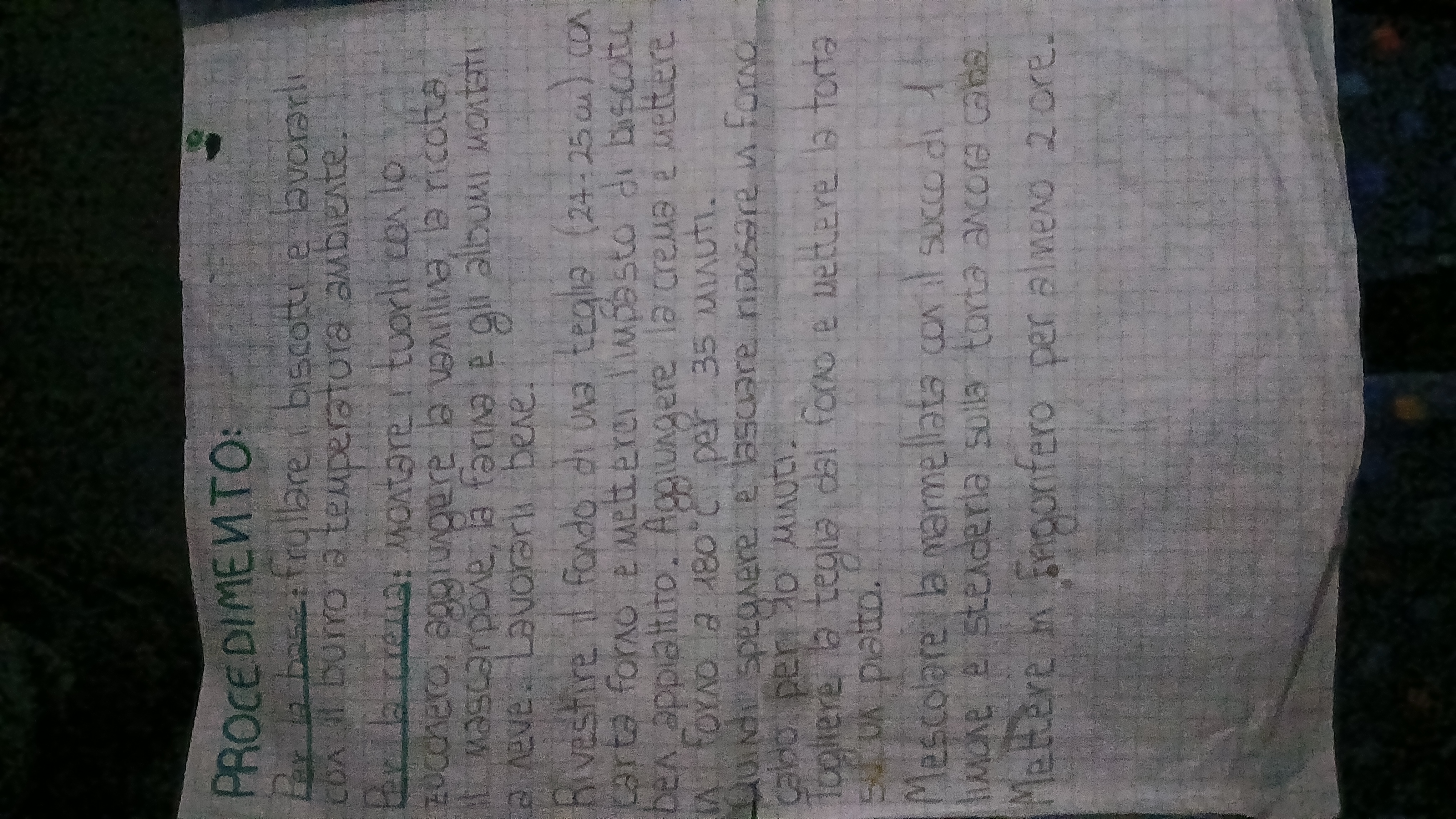 Pagina 2 del manoscritto/testo originale