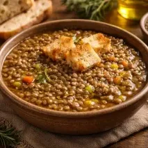 Zuppa di Lenticchie di Castelluccio