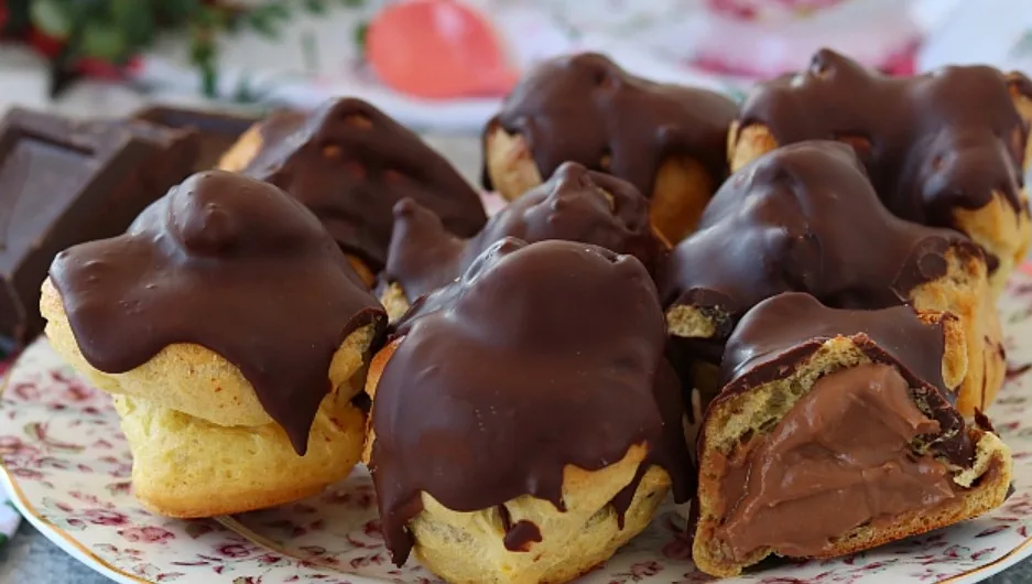 Bignè con crema