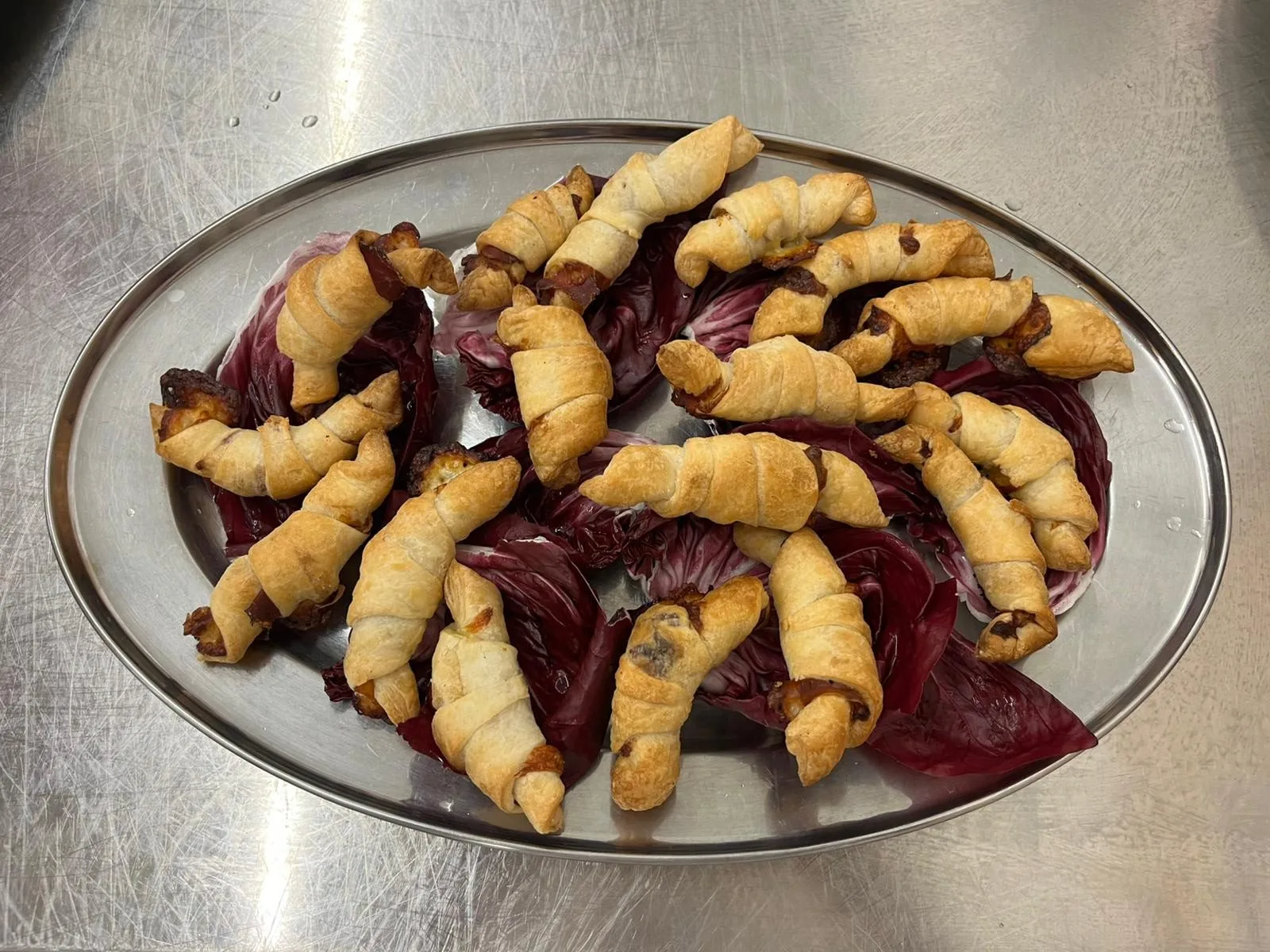 Cornetti con speck e provola