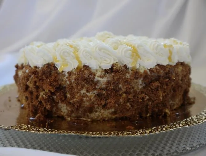 Torta al Cioccolato e Rum con crema al Miele