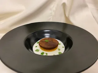 Flan di zucca con crema alla robiola