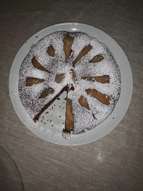 Torta alle pere e cioccolato che mangiavo da piccolo