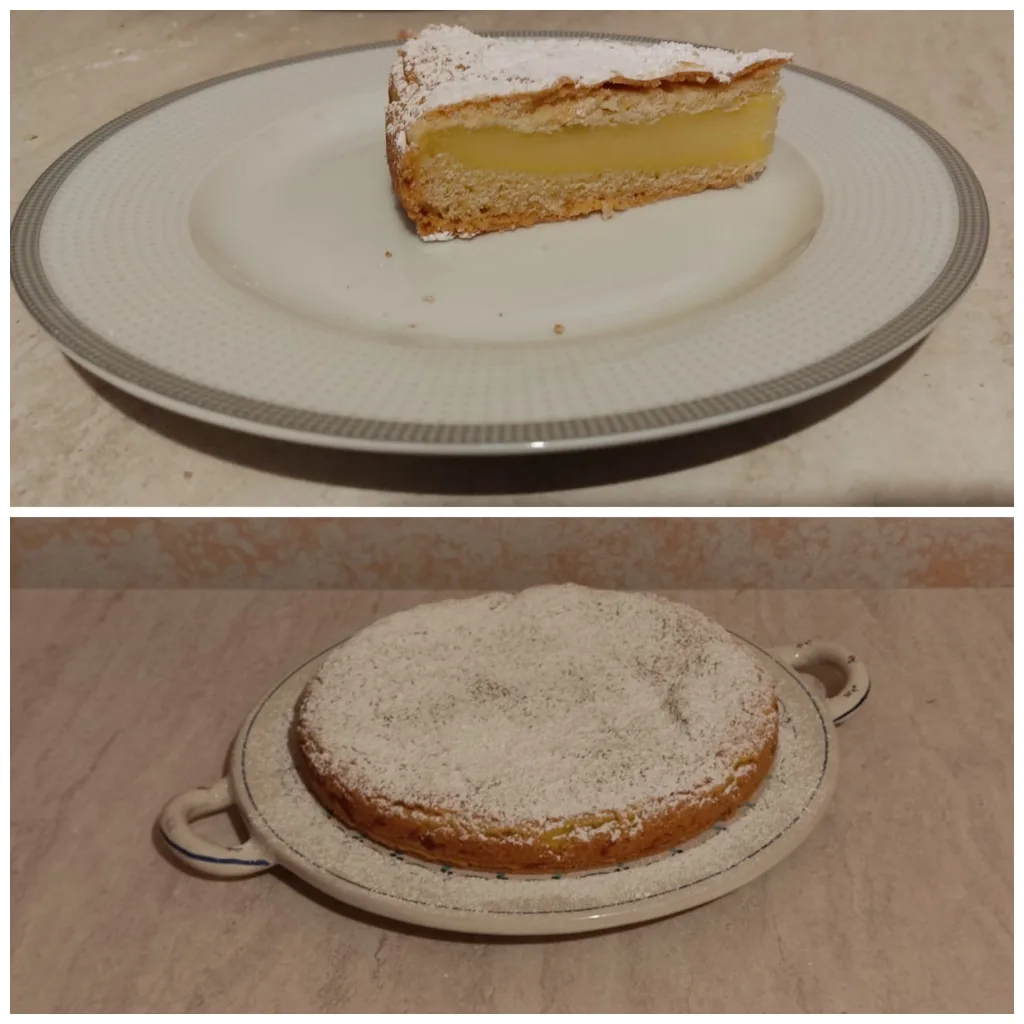 torta lievitata alla crema
