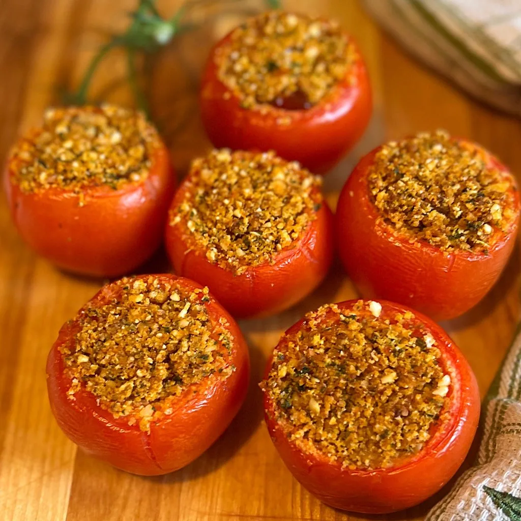 Pomodori alle erbe fini con formaggio