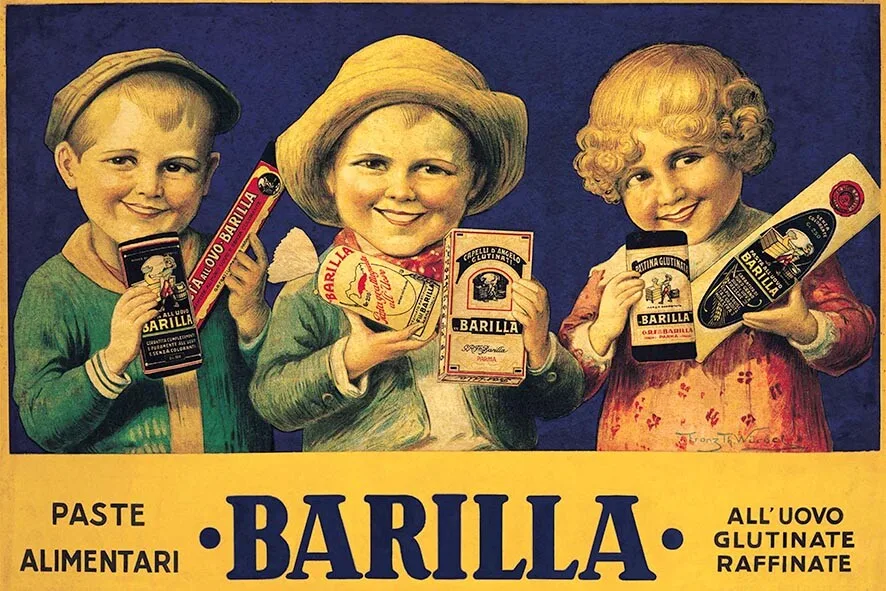 La pubblicità disegnata: gli artisti che vestirono il cibo italiano