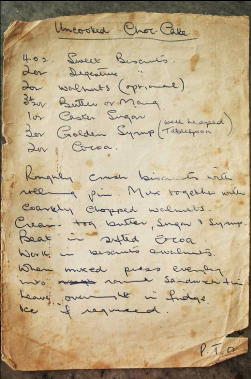 Pagina 1 del manoscritto/testo originale