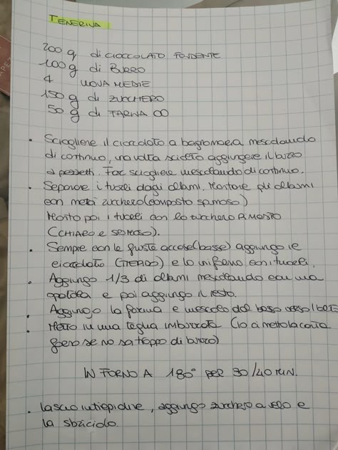 Pagina 1 del manoscritto/testo originale