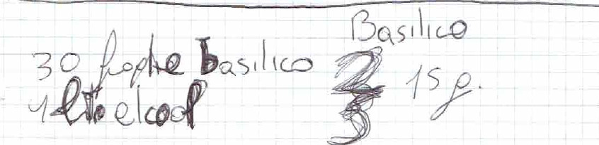 Pagina 1 del manoscritto/testo originale